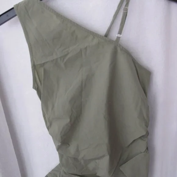 NWT PrettyLittleThing Lace Up One Shoulder Tank Top - Picture 4 of 16